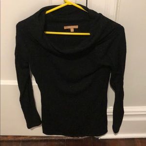Black cashmere blend sparkly top